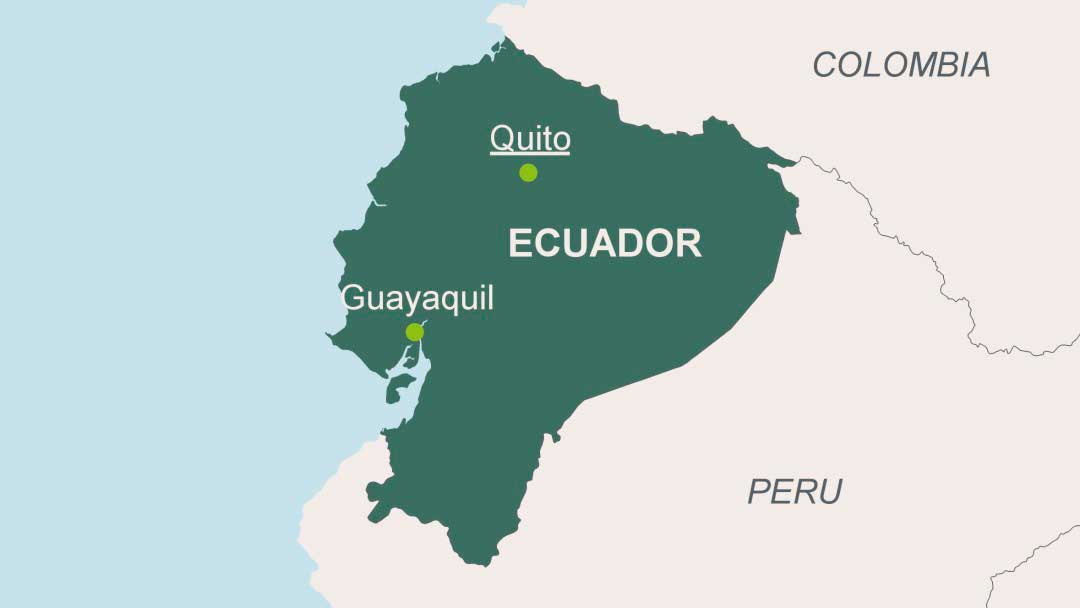 l'indicatif pour appeler l'Equateur