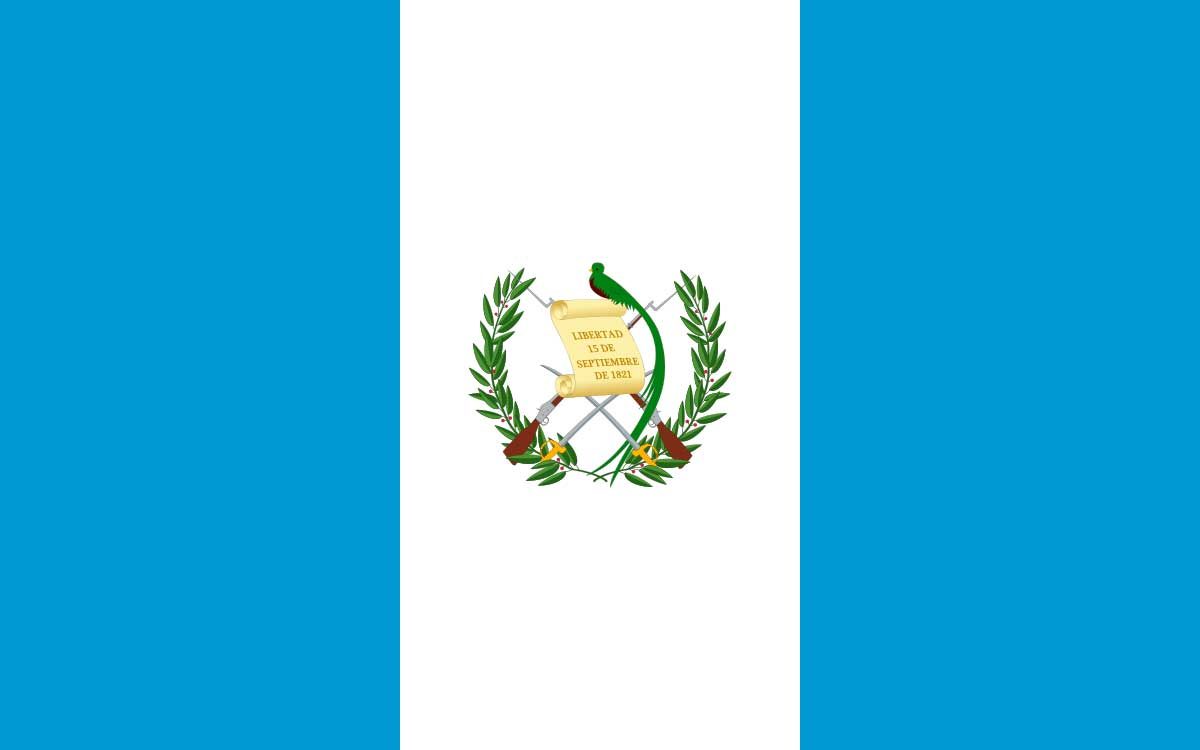 Comme une marque des États-Unis au Guatemala